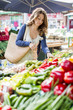 Young woman at the market