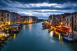 Foto: Grand Canal of Venice by night, Italy Grand Canal of Venice by night, Italy