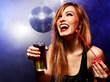 Foto: Happy girl on a party Happy girl on a party
