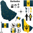 Barbados map