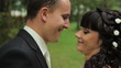 Wedding day in the summer