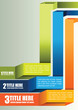 Vektor: Abstract vector background with three positions Abstract vector background with three positions