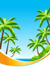 Vector: Background Summer Vacation Background Summer Vacation