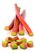 Fresh rhubarb