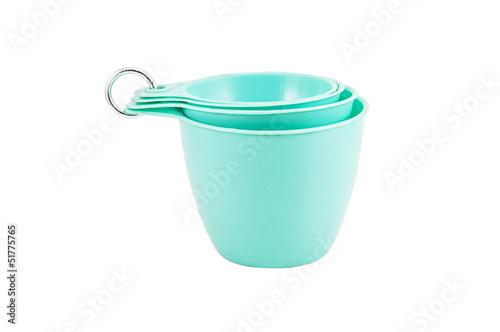 Photo: Measuring cups isolated Measuring cups isolated