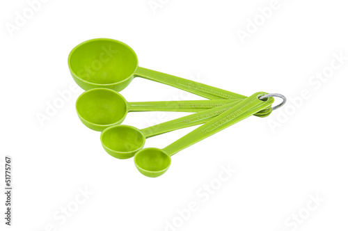 Photo: Measuring Spoons isolated Measuring Spoons isolated