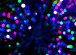 Abstract bokeh background in blue tones