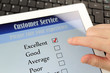 Customer service on-line survey