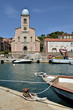 Port and church of Port-Vendres in France