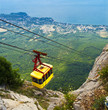 Ropeway in mountain