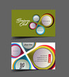 business card, vector