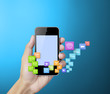 Foto: Touch screen mobile phone Touch screen mobile phone