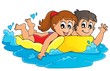 Detaily fotografie Summer water activity theme 3