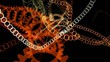 Technology background with metal gears and cogwheels