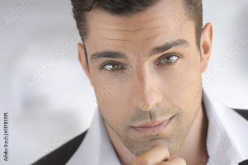 Photo: Handsome man close Handsome man close