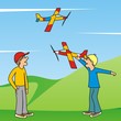 boys and aircraft