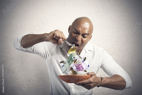 Photo: Eat money Eat money