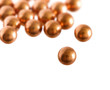 Metallic balls on white background