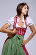 Frau im Dirndl