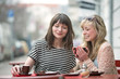 women in cafe