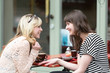 Friends talking
