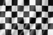 Auto racing finish checkered flag