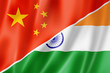 China and India flag