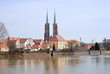 Dominsel Breslau im Frühling