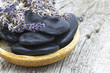 massage stones and dried lavender