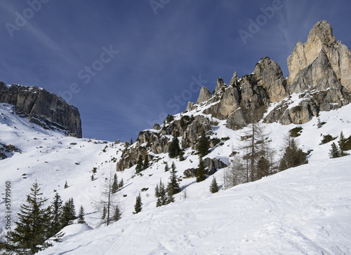 Photo: Dolomites stones and cliffs, Corvara Dolomites stones and cliffs, Corvara
