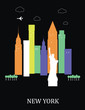 Vector: New York city. Vector New York city. Vector