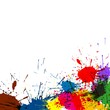 Splatter Paint Background