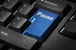 Tastatur mit Pause