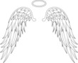 wings angel tattoo design