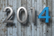 2014 auf Holz - Frontal