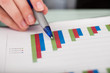 Close-up Of Financial Graph