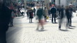 Motion Blur Crowd of People