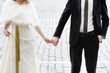Couple holding hands