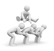 Leadership. Career metaphor