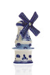 Dutch windmill in blue