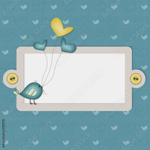 Vector: Scrapbook background - Place your text or photo Scrapbook background - Place your text or photo