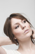 Beautfiul pensive young woman