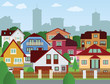 Suburban houses