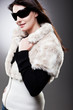 Stylish woman in sunglasses