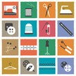 Retro sewing icons