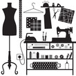 Sewing and tailoring related symbols
