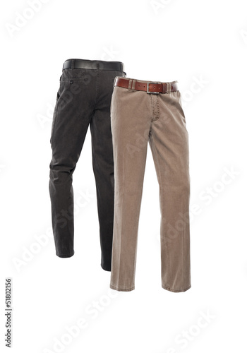 Photo: 2 Hosen freigestellt 2 farben 2 Hosen freigestellt 2 farben