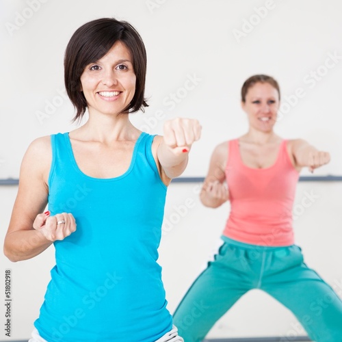 Photo: Young Women On Fitness Class Young Women On Fitness Class