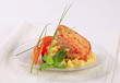Marinated pork with couscous