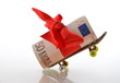 Skateboard und 50 Euro mit rote Schleife